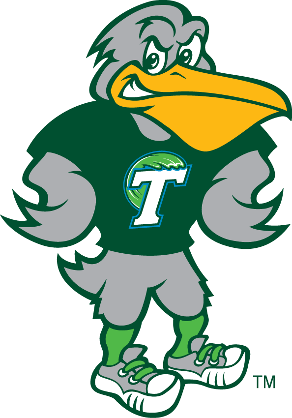 Tulane Green Wave 2014-Pres Mascot Logo iron on paper